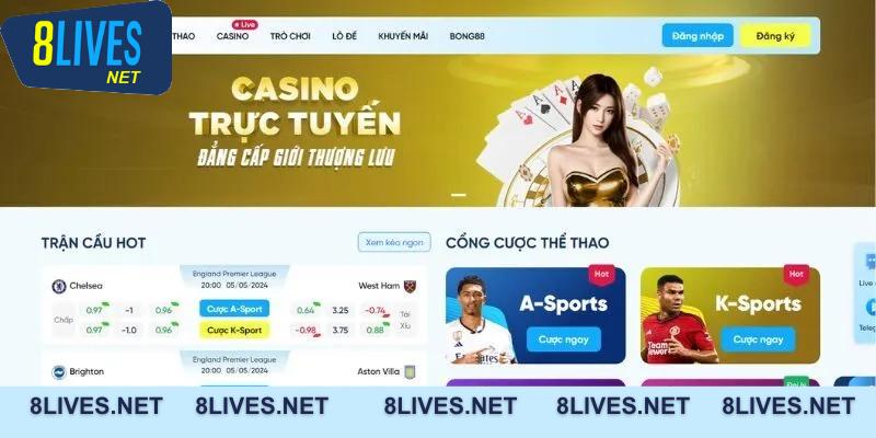 Tại sảnh game casino có những gì?